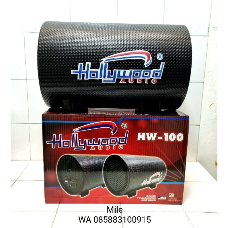 Basstube Subwofer Aktif 10" Hollywood HW-100