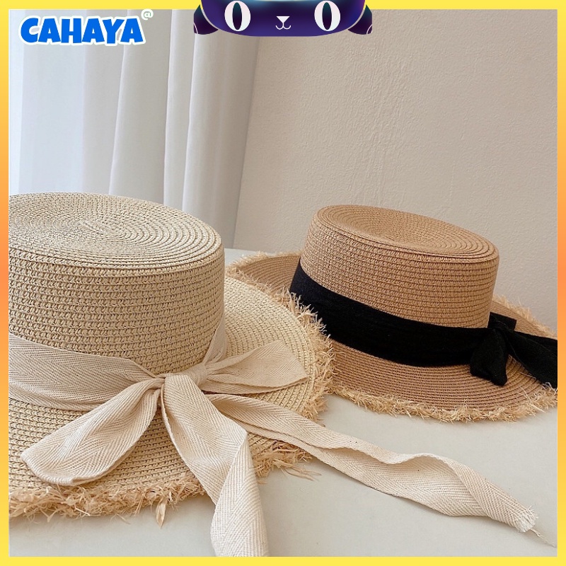 CAHAYA Topi Pantai Wanita Pelindung UV - Summerhat Pantai Import T110