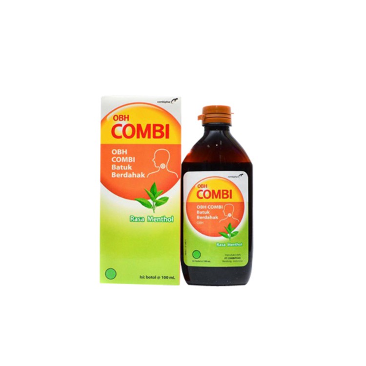 OBH COMBI BATUK BERDAHAK RASA MENTHOL &amp; JAHE100 ML (GEPENG)