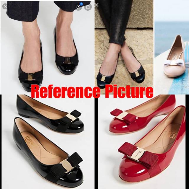 Sandal wanita Ferragamo Varina Flats 5828-2 Seprem