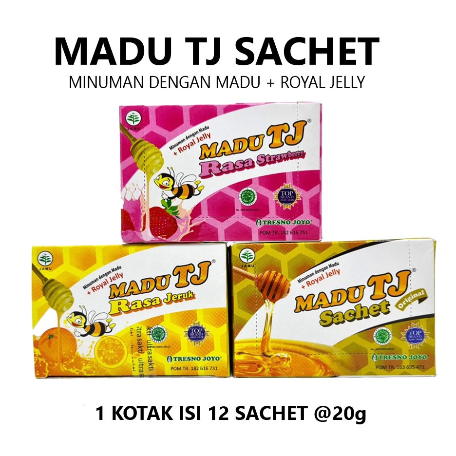 

MADU TJ SACHET 1 KOTAK ISI 12