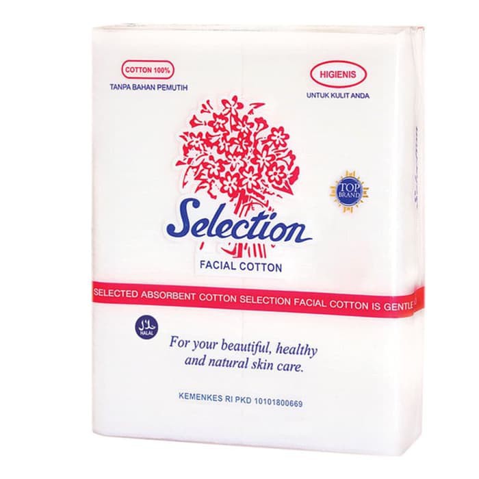 SELECTION - KAPAS FACIAL COTTON / KAPAS PEMBERSIH WAJAH / KAPAS KECANTIKAN