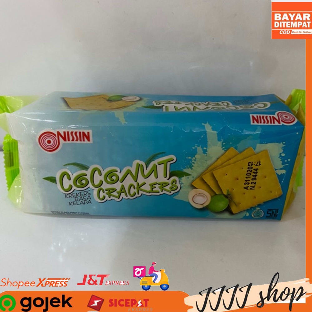 

Nissin Coconut Crackers Biskuit Cemilan Snack Rasa Kelapa 150gr