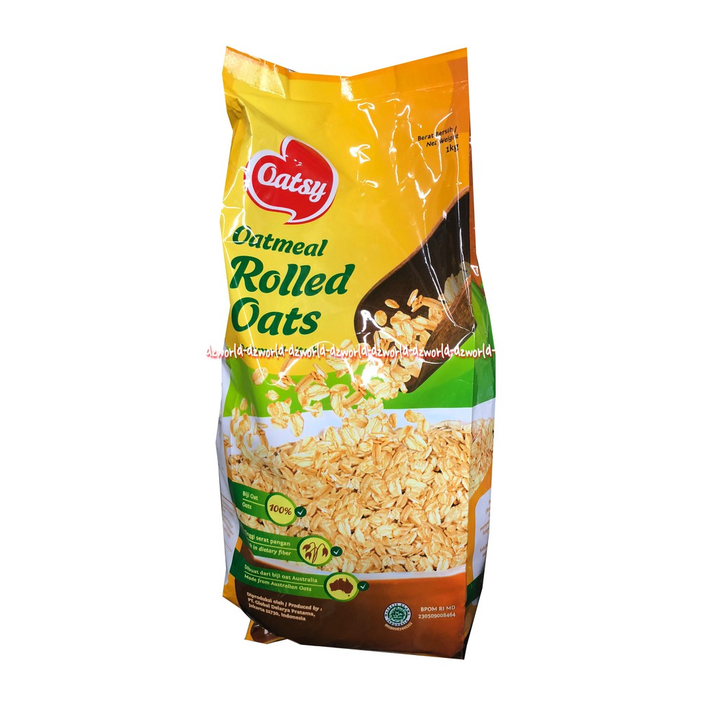 Oatsy Oatmeal Rolled Oats Oatmeal Utuh Sereal 1 Kg