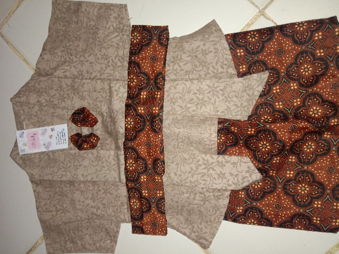 Kebaya Batik Anak (6 Bln-7 Tahun) Sml 3 Ukuran | Setelan Batik Anak | Kebaya Batik