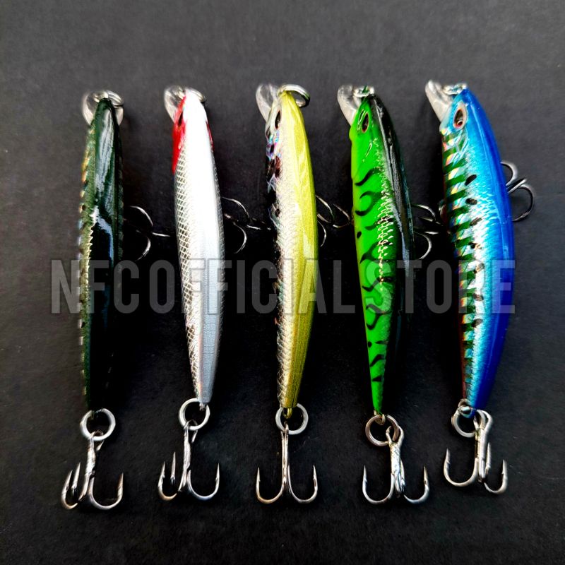 Lure minnow sinking 6,5 cm 6,5 gram Best killer action Rekomendasi untuk ultralight casting