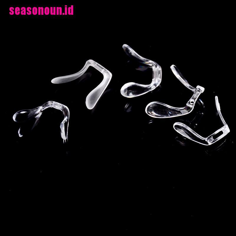 2 Pcs Bantalan Hidung Kacamata Bahan Plastik Pvc Anti Slip