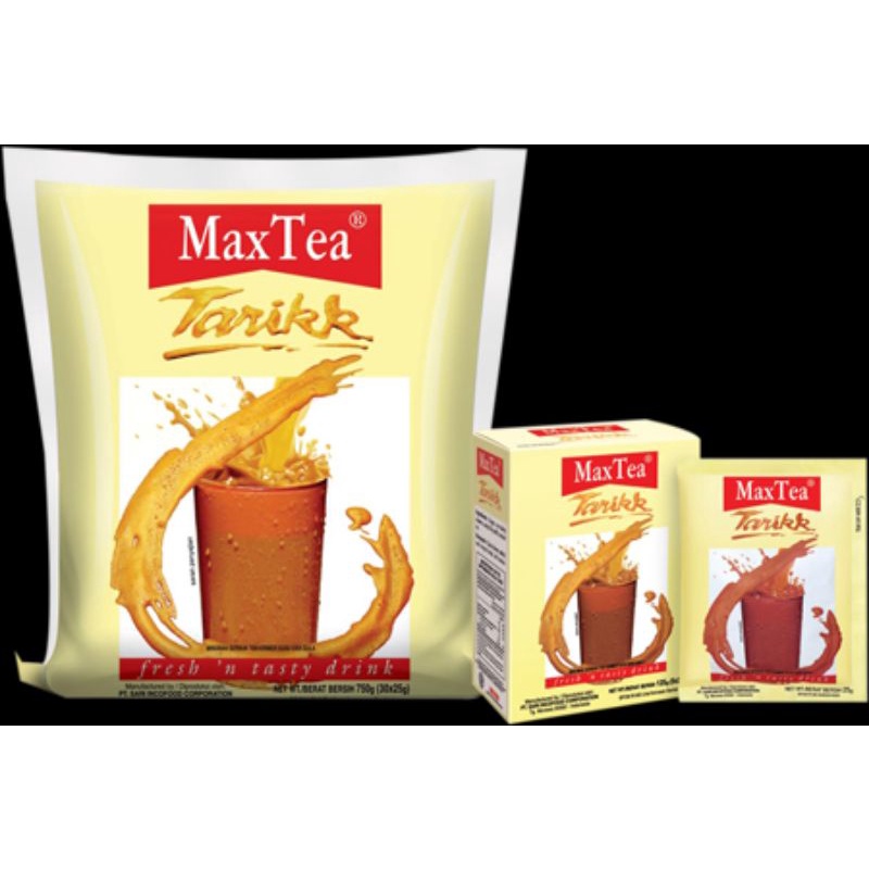 Jual Teh Tarikk Max Tea Sachet 25gr Isi 10pcs Shopee Indonesia 0476