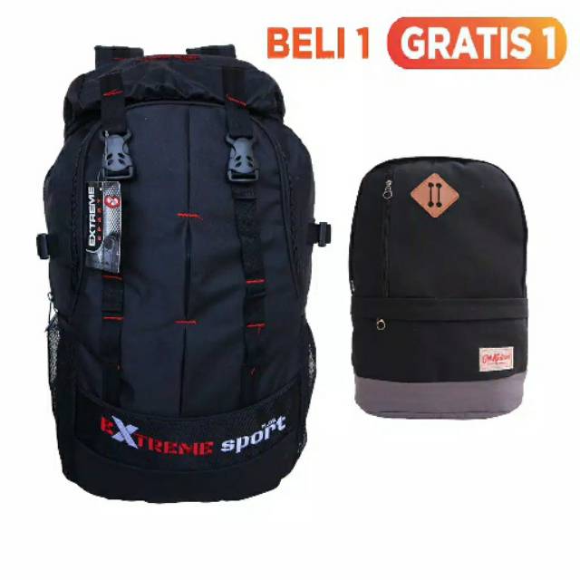 BELI 1 GRATIS 1 | TAS GUNUNG EXTREME SPORT HIKING ADVENTURE | FREE TAS RANSEL CATH KIDSTON