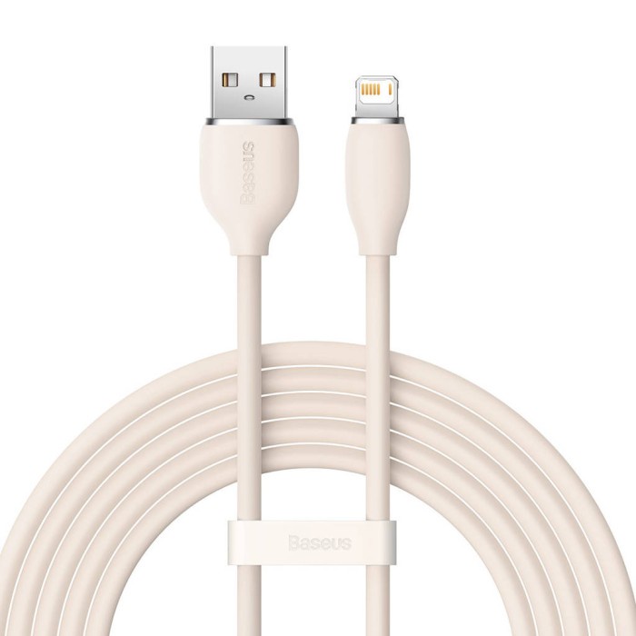 BASEUS Kabel Data Jelly Liquid Silica Gel Fast Charging Data Cable USB to iP 2.4A - CAGD