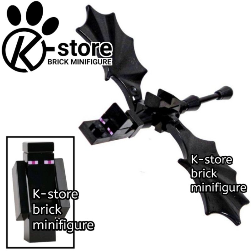 lego minecraft mine craft enderman ender man and ender dragon enderdragon building blocks