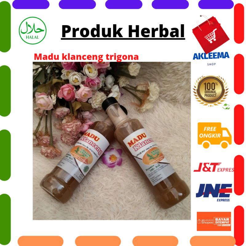 

MADU KLANCENG TRIGONA/ MADU HERBAL ALAMI ORIGINAL HALAL DIJAMIN 100% ASLI