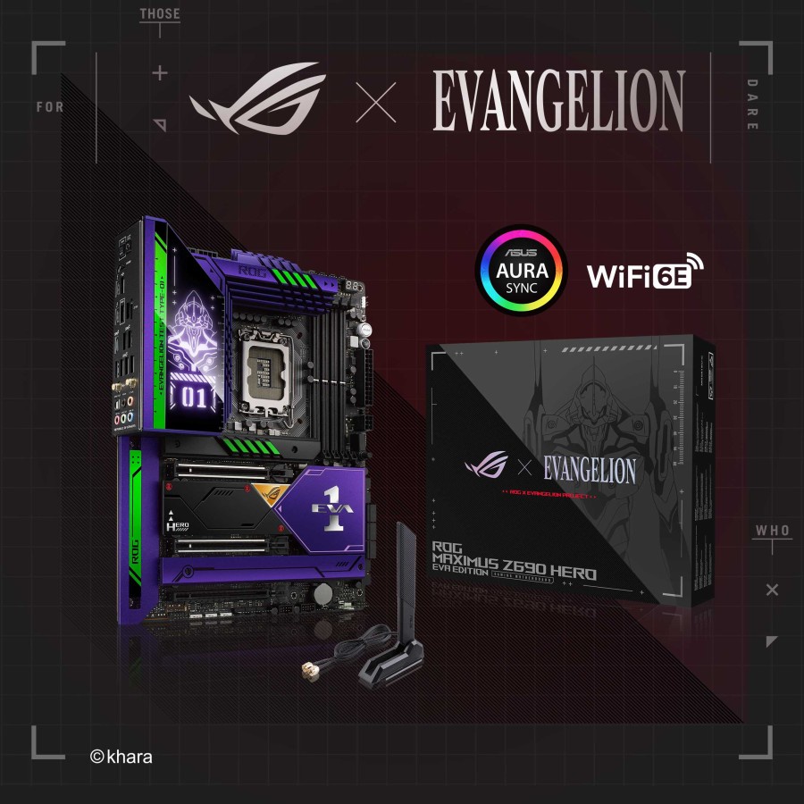 ASUS ROG MAXIMUS Z690 HERO EVANGELION/EVA EDITION (LGA 1700,Z690,DDR5)