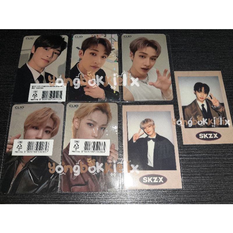 stray kids photocard pc pola skzx lee know