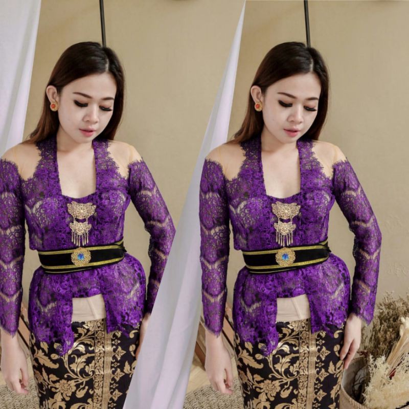 KEBAYA KUTU BARU KEBAYA BALI KEBAYA MODIFIKASI SET KEBAYA BROKAT KEBAYA WISUDA