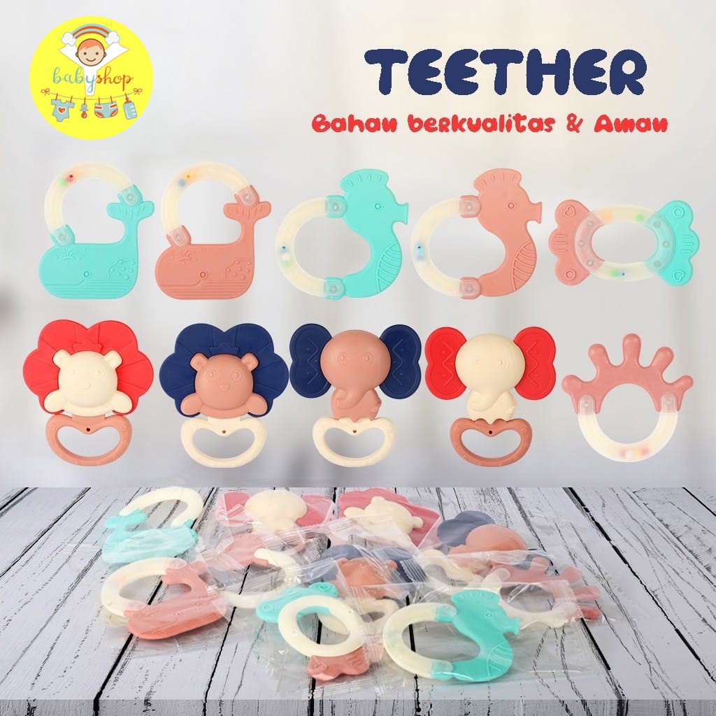 Soft Toy Teether dan Shaking Bell