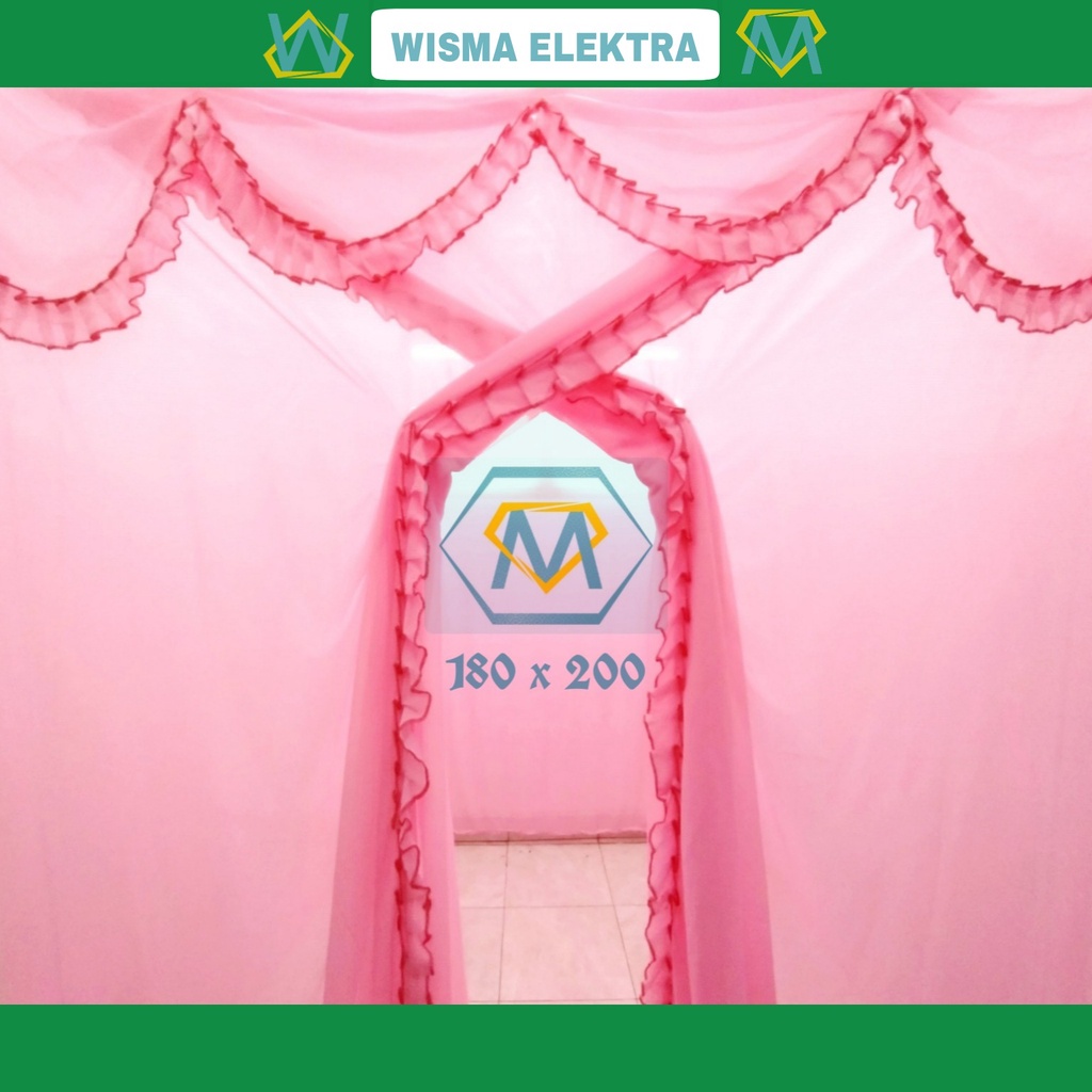 Kelambu Nyamuk Polos 200 X 200 Kelambu Nyamuk Kamar Tidur