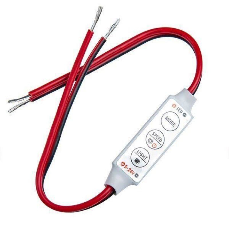 Modul Lampu Led Motor Controller Pengatur Kecepatan Kedip Dimmer 5V 12V 24V Strobo Flash Kedip