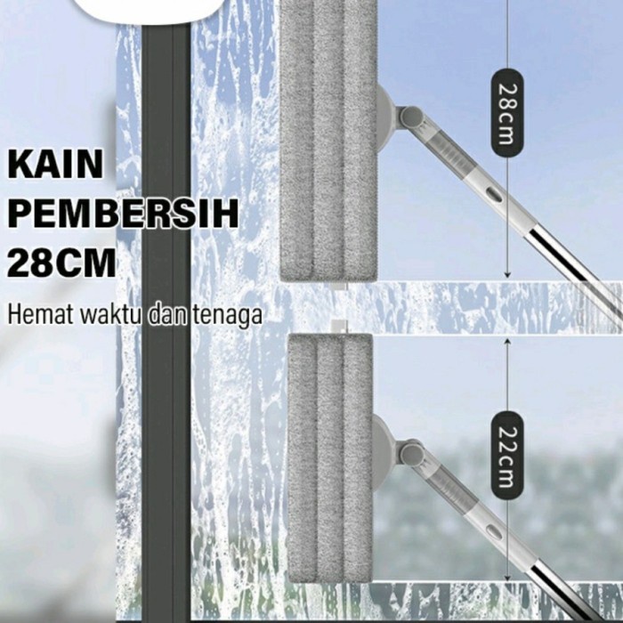 Flexible Glass Cleaning Brush | Alat pembersih Kaca ORIGINAL READY