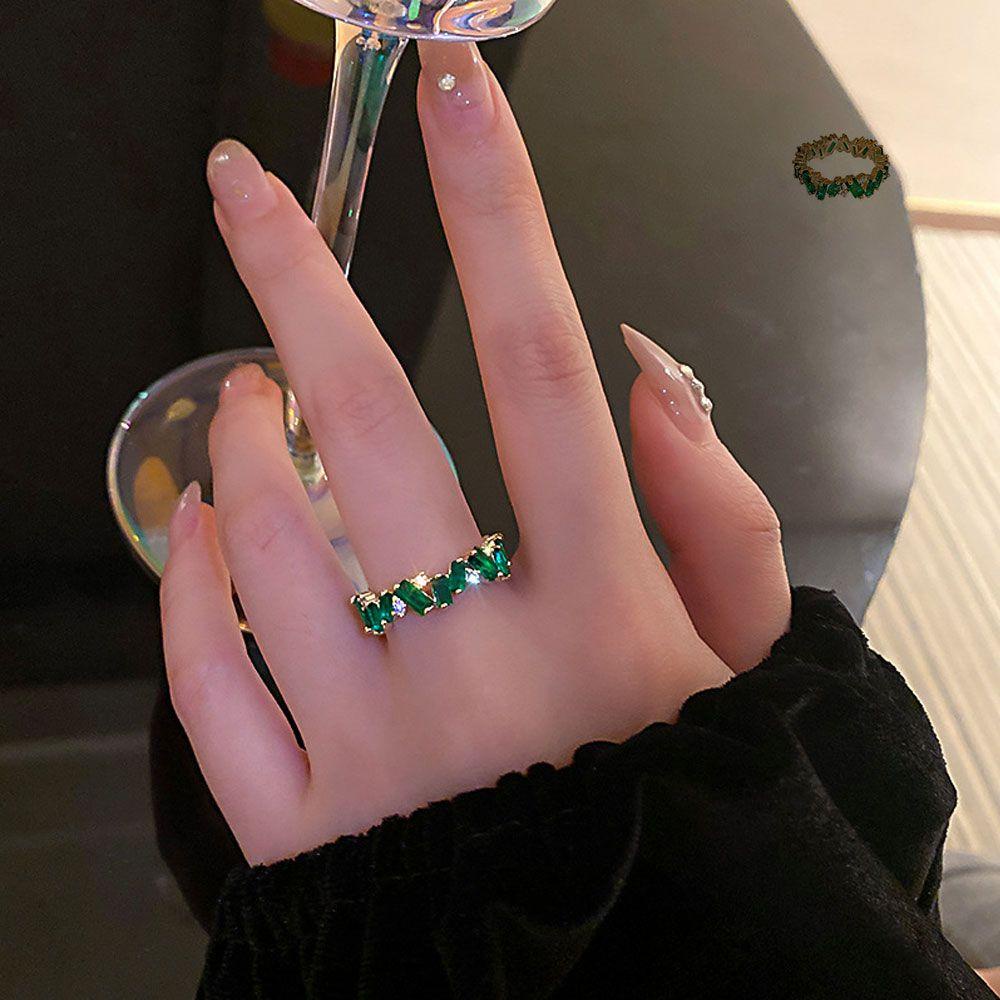 Cincin PREVA Wanita Fashion Cewek Emas Mewah