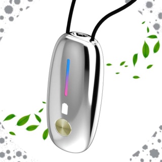 Upgraded Wearable Air Purifier Necklace Mini Personal Portable Air Freshener/kalung anti virus/portable air purifier ion negative/kalung penjernih udara portable/kalung air purifier portable covid Air10s/necklace air purifier portable/penjernih udara ion