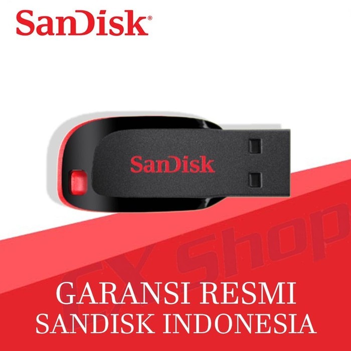 Flashdisk SanDisk Cruzer Blade 64GB CZ50 flashdisk - Garansi Resmi