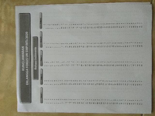 Kunci Jawaban Erlangga Fokus Un Smp 2017 Matematika Guru Galeri