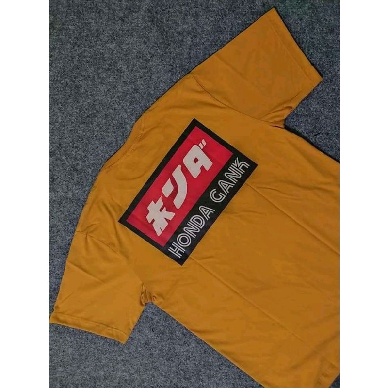 Kaos honda geng original privater merch warna kuning