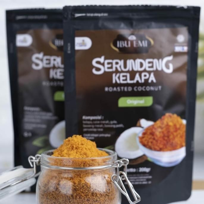 

Serundeng Kelapa Homemade Orig Pedas Manis / Roasted Coconut Ibu Emi