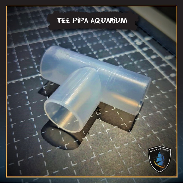 Tee Pipa Aquarium Pertigan Pipa Bening