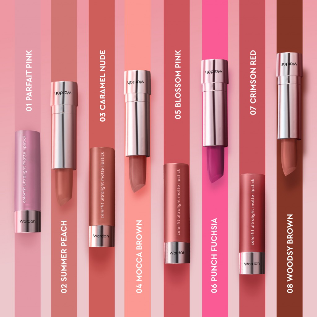 [Tersedia Warna Baru  1-13] Wardah Colorfit Ultralight Matte Lipstick