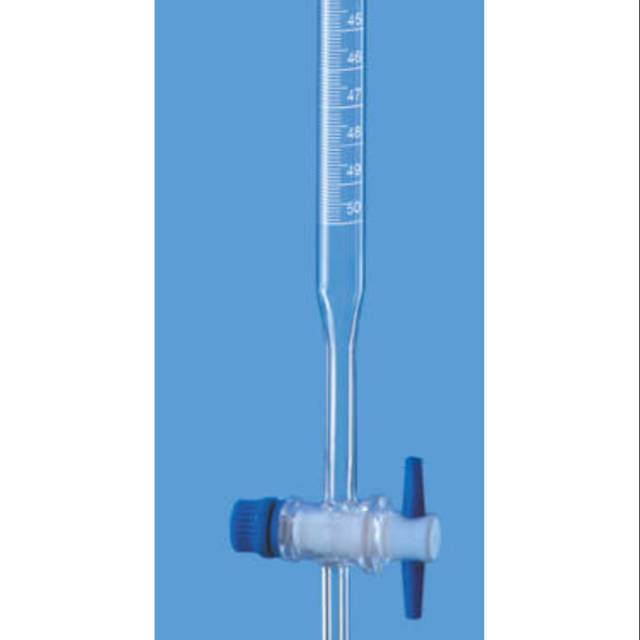 Burettes Straight Bore PTFE Key Stopcock 100 ML Borosil