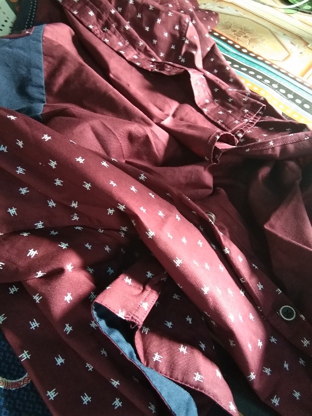 [gridline - R028] Kemeja Batik Pria Katun Lengan Pendek Regular Batik