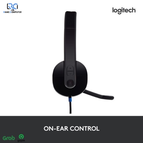 Logitech H540 Headset Stereo USB Mikrofon Noise-Cancelling