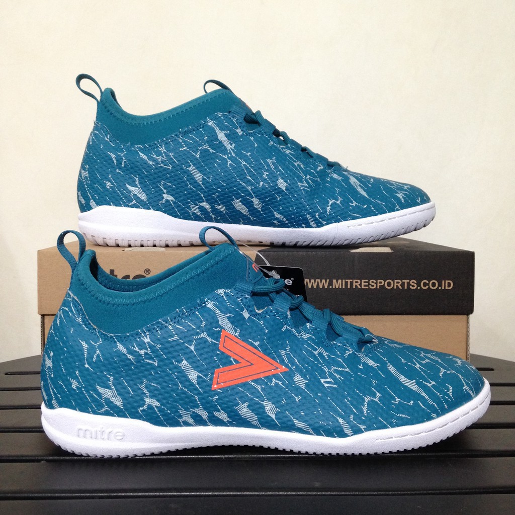 Sale Sepatu Futsal Mitre Command IN Dark Lead Peach T01040010 Original BNIB Promoted