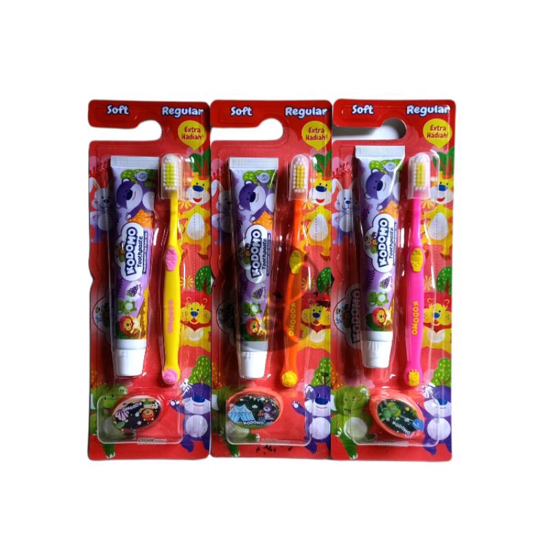 Kodomo Sikat Gigi Anak + Pasta Gigi Regular 2in1