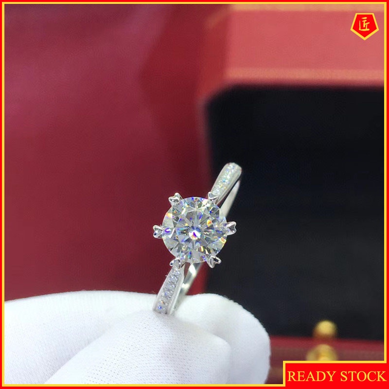 Fashion Inlaid Diamond Ring Simple Elegant Ring