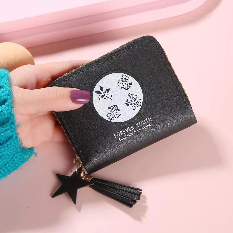 (COD) Dompet Mini Resteting Wanita Dompet Koin/Uang Kertas MALL SHOPPING