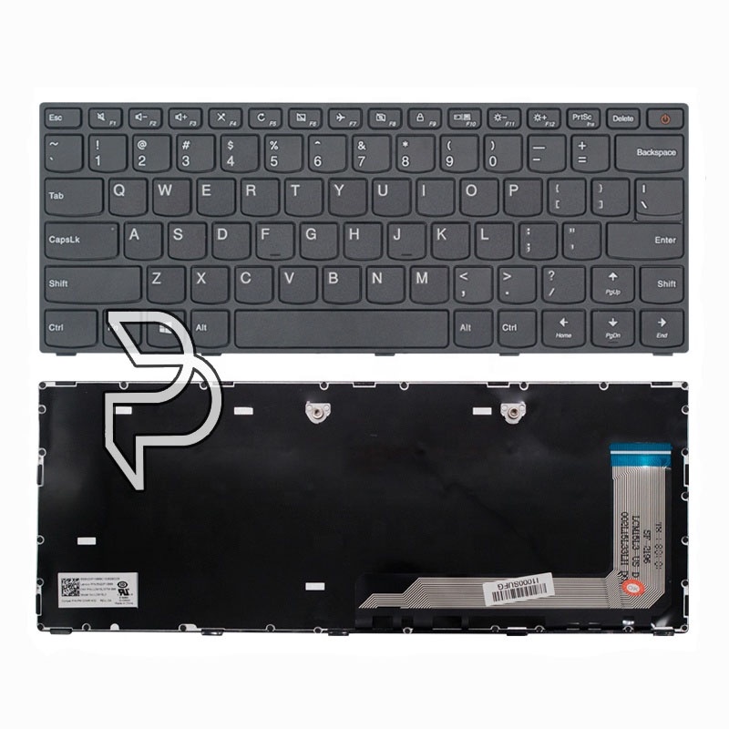 Keyboard Laptop Lenovo Ideapad 110-14isk 110 14ISK Soket Pinggir tombol on/off