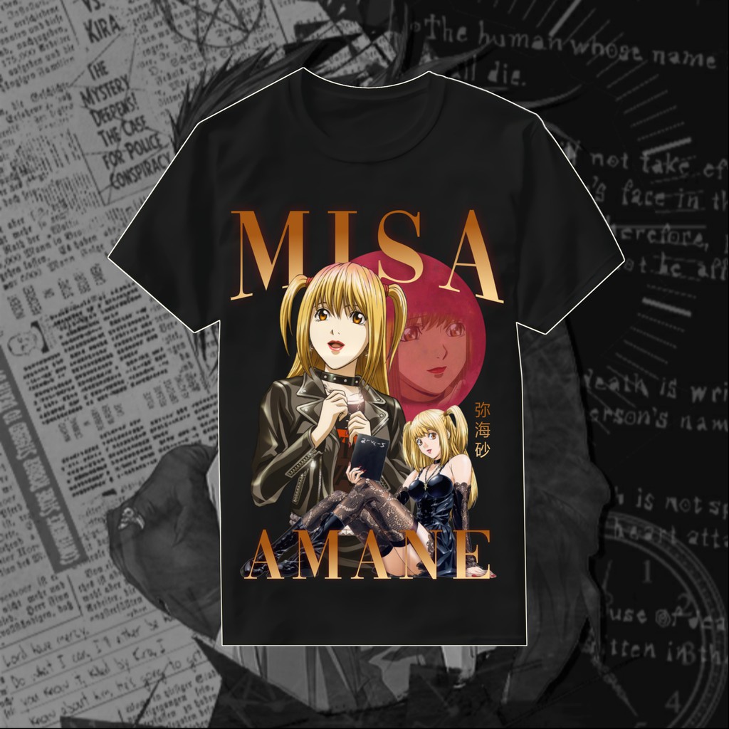 MISA AMANE DEATH NOTE HOMAGE T-SHIRT