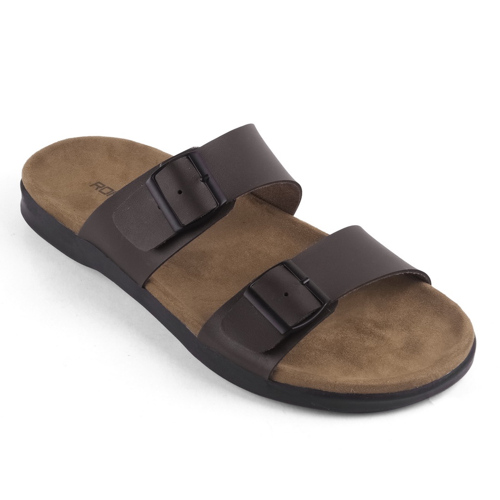 Sandal Pria Romenaco R112 Black Brown