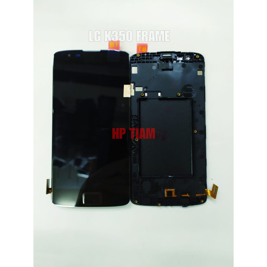LCD TOUCHSCREEN FRAME LG K8 K350 khusus HITAM