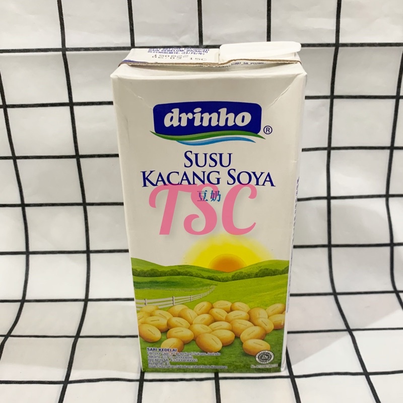 

Drinho Susu Kacang Soya 1 Liter / Susu Kedelai / Ari Tahu / Susu Tahu / Susu Soya / Tahu Cui / Kacang Kedelai / Kedele