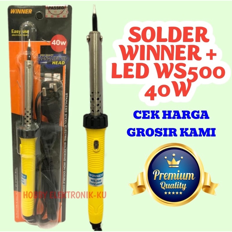 SOLDER WINNER + LED WS500 40W