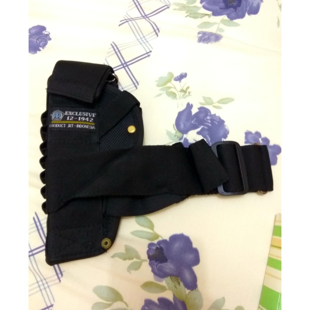 SARUNG PISTOL PAHA - BAHAN KANVAS