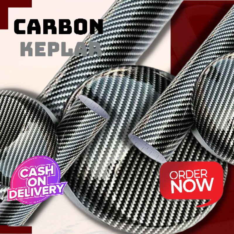 carbon kevlar 2D stiker