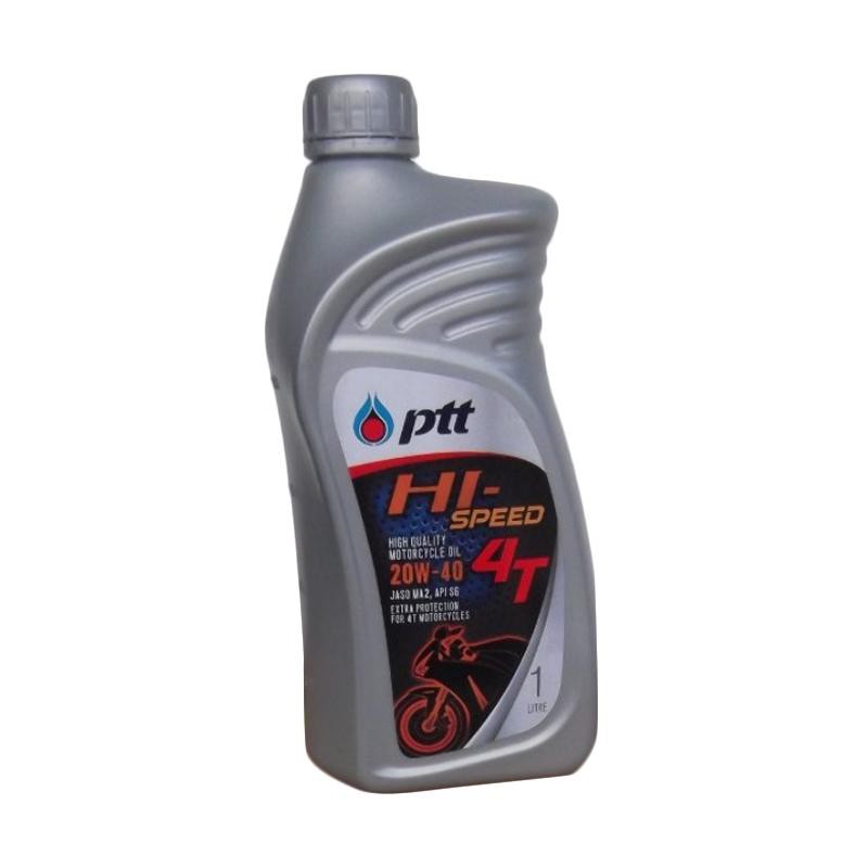 PTT Lubricant HI-Speed 4T 20W-40 Oli Motor [1 L]