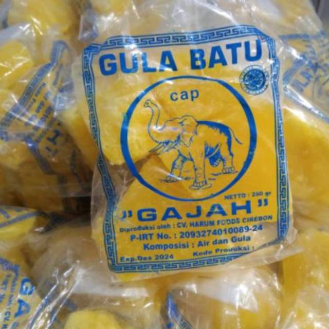 

Gula Batu Kuning Khas Cirebon Kemasan 250 Gram
