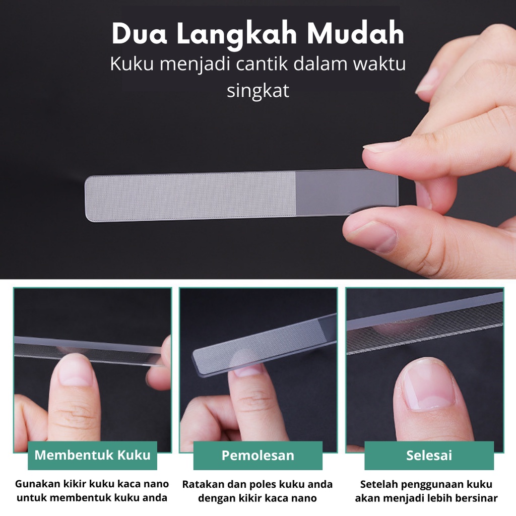 Nano Glass Nail File Pengkilap kuku