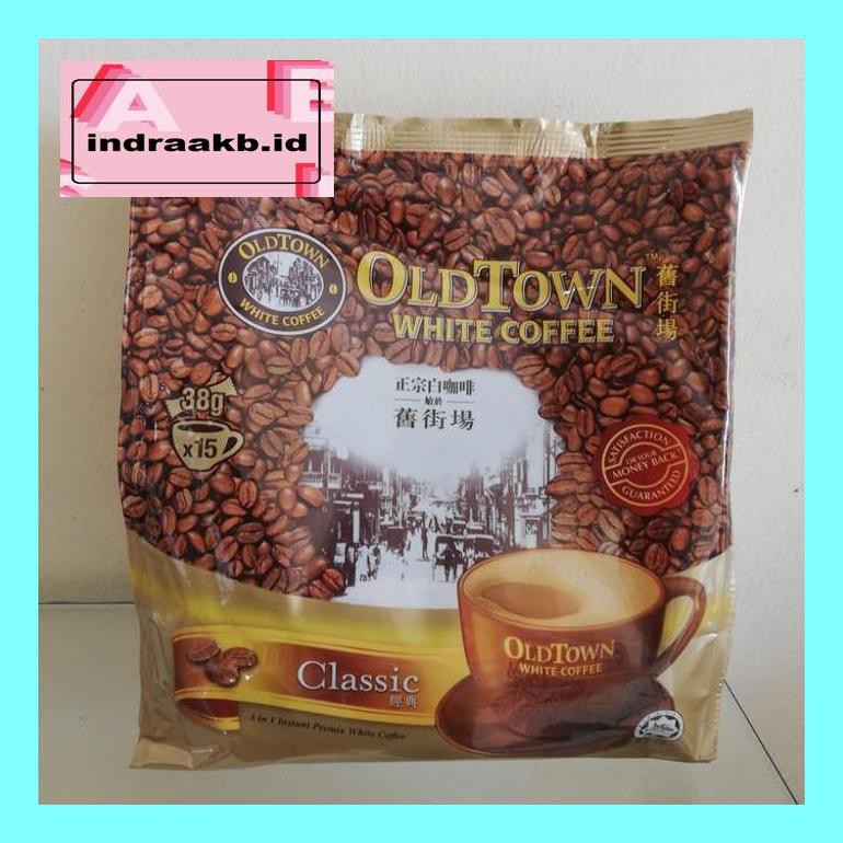 

Kops05X Old Town White Coffee 3 In 1 Classic 15 Sachet X 40 G Kopi Malaysia Cof05Sc